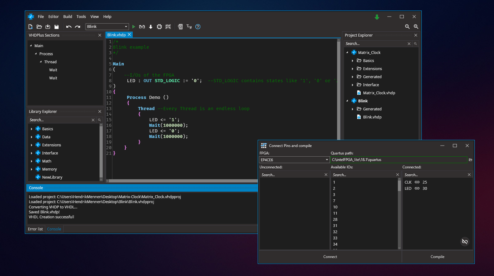 IDE Screenshot